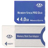 4GB memory stick pro duo For Sandisk