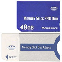 8GB memory stick pro duo For Sandisk