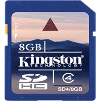 kingston 8GB secure digital SD